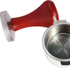 51 mm Espresso Tamper mit Griff – Kaffeeverteiler und Andrueckwerkzeug fuer gleichmaessige Extraktion, inklusive Tampermatte fuer Siebtraeger Espressomaschinen